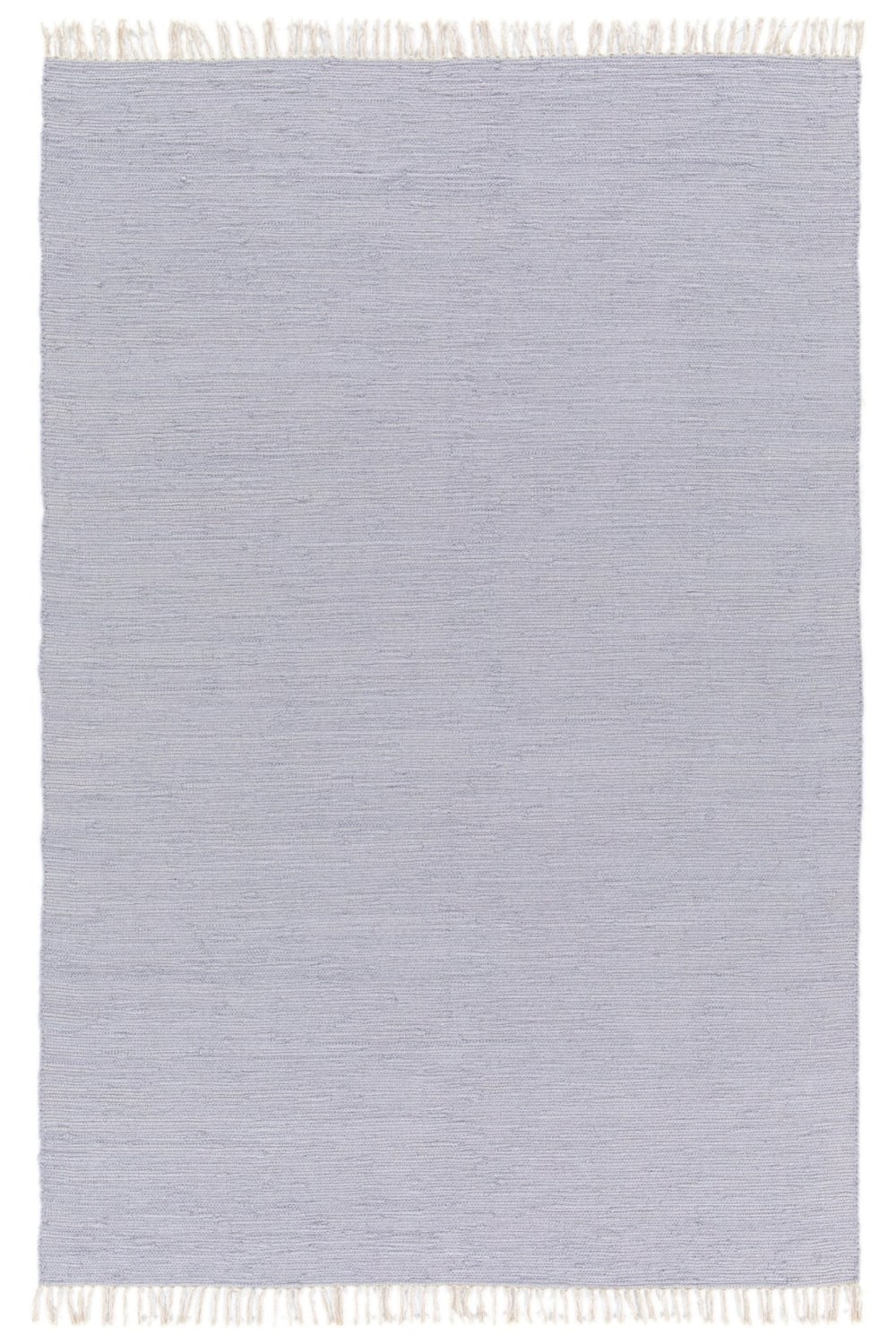 Tapis naturel en coton recyclé gris 70 x 200