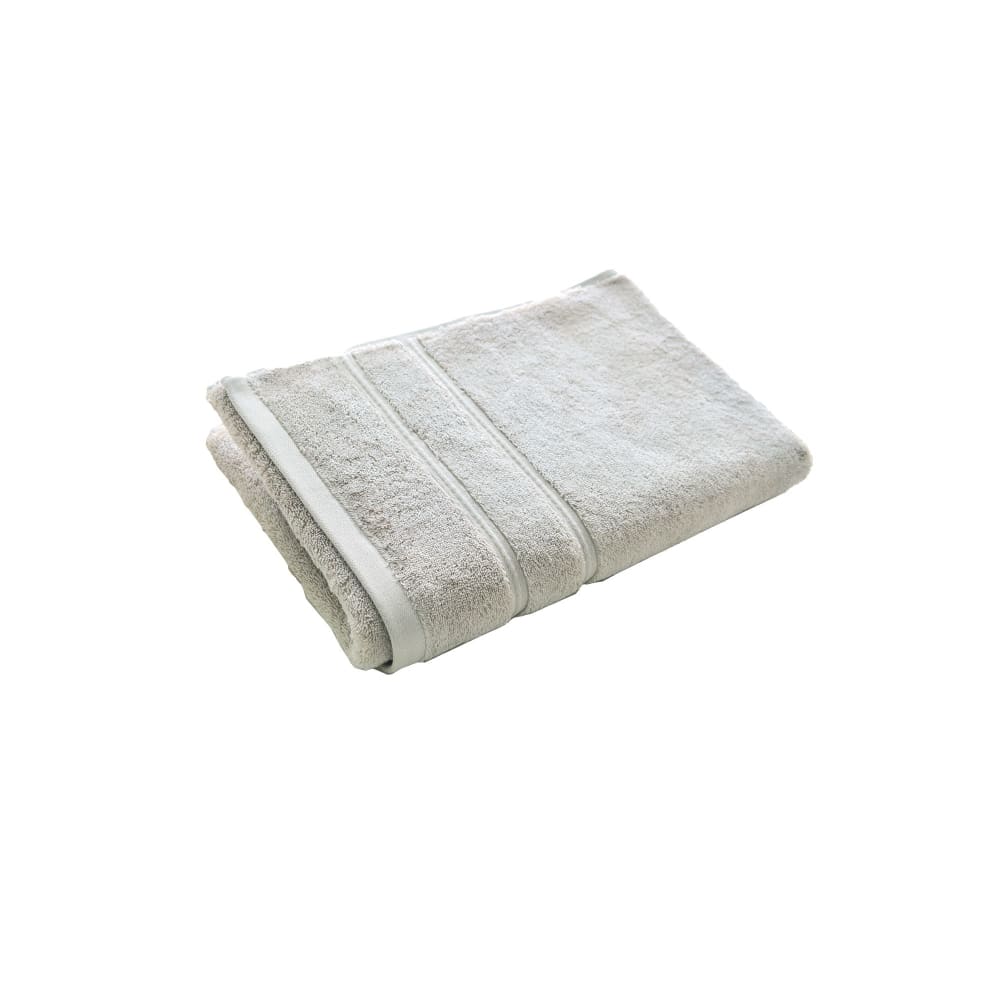 Serviette invité en coton gris brume 30x50cm