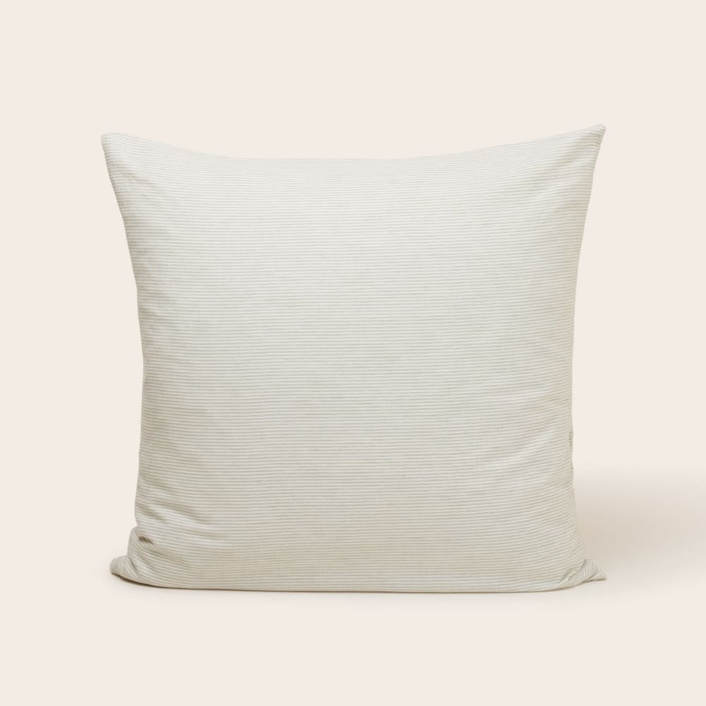 Lot de 2 taies d'oreiller en lin vert 65x65 cm - Maisons du Monde