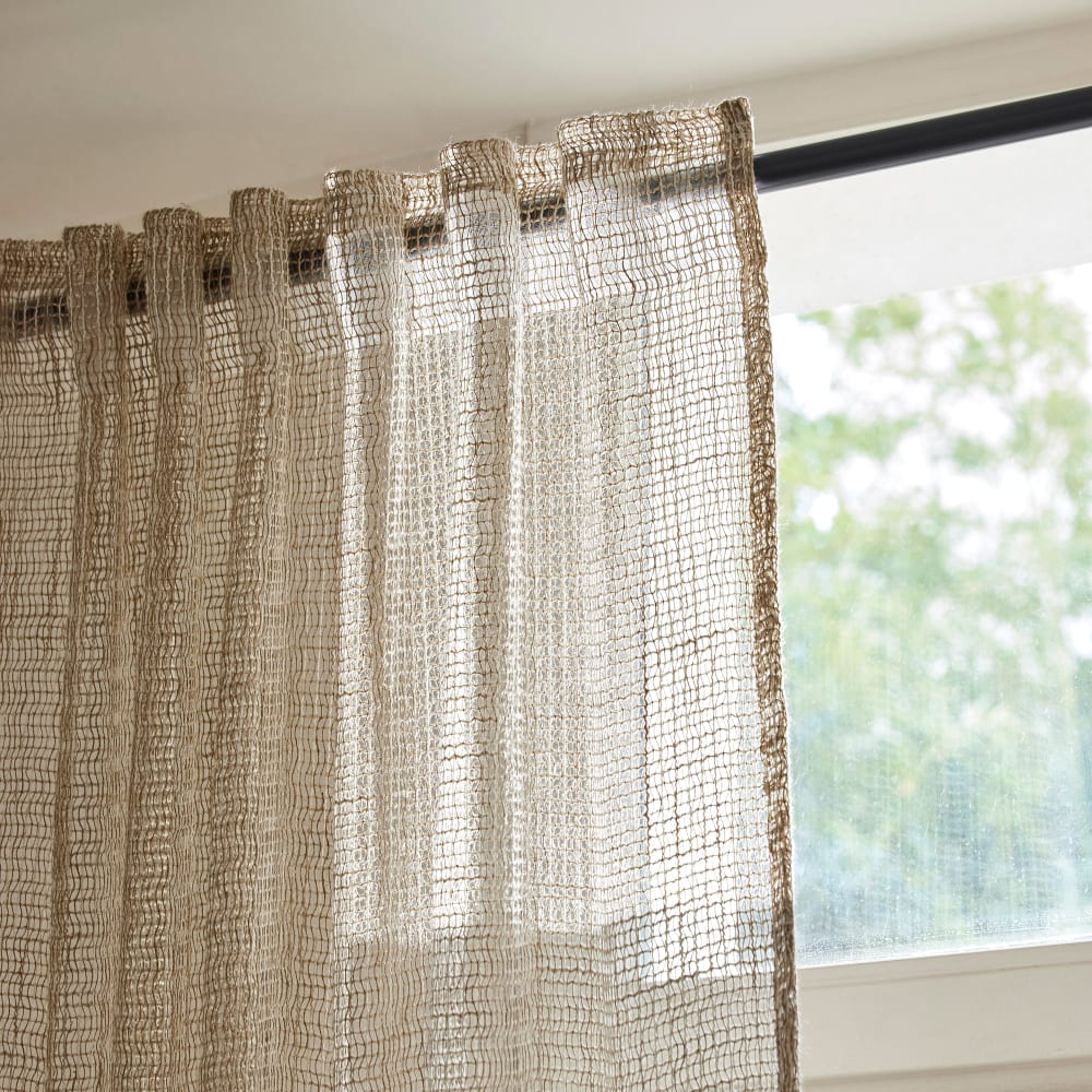 Voilage en lin naturel 200x295 cm - Maisons du Monde