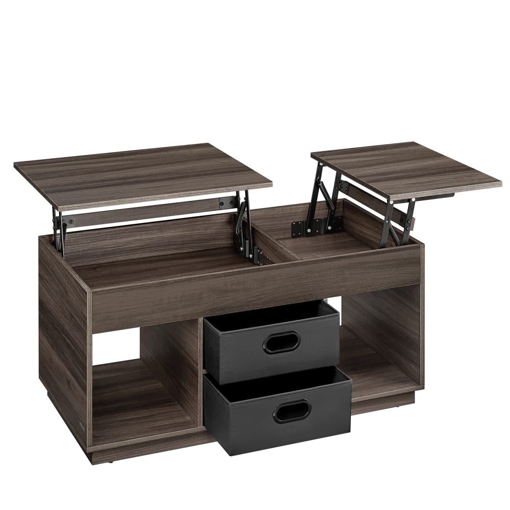 Table basse de salon relevable 100 x 50 x 48-62 cm marron - Maisons du Monde
