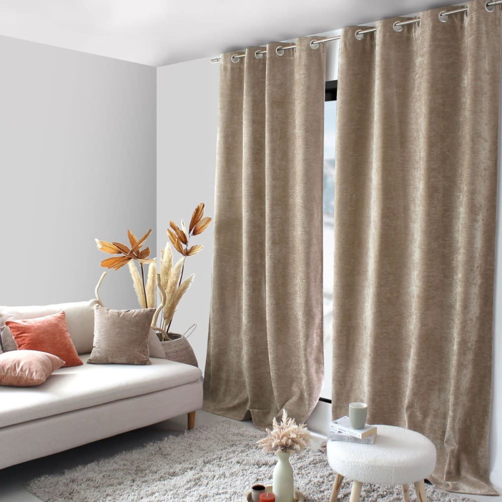 Rideau [ ]polyester[ ]beige[ ]140 x 260