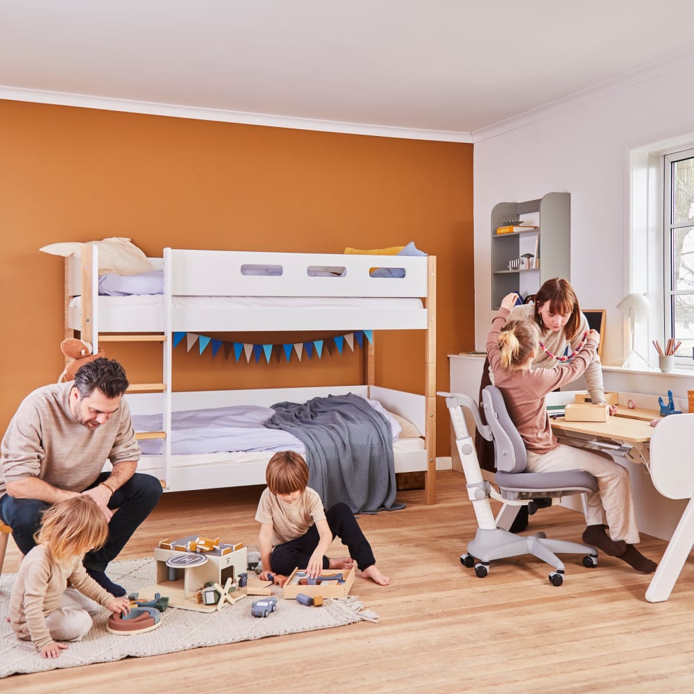 Garage en bois multicolore 43x44cm - Maisons du Monde
