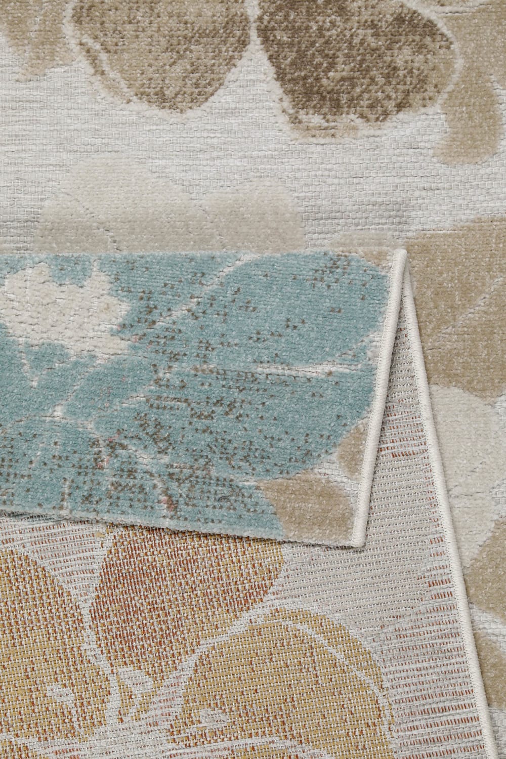Tapis intérieur/extérieur vintage motif floral 80x230 — vue 4