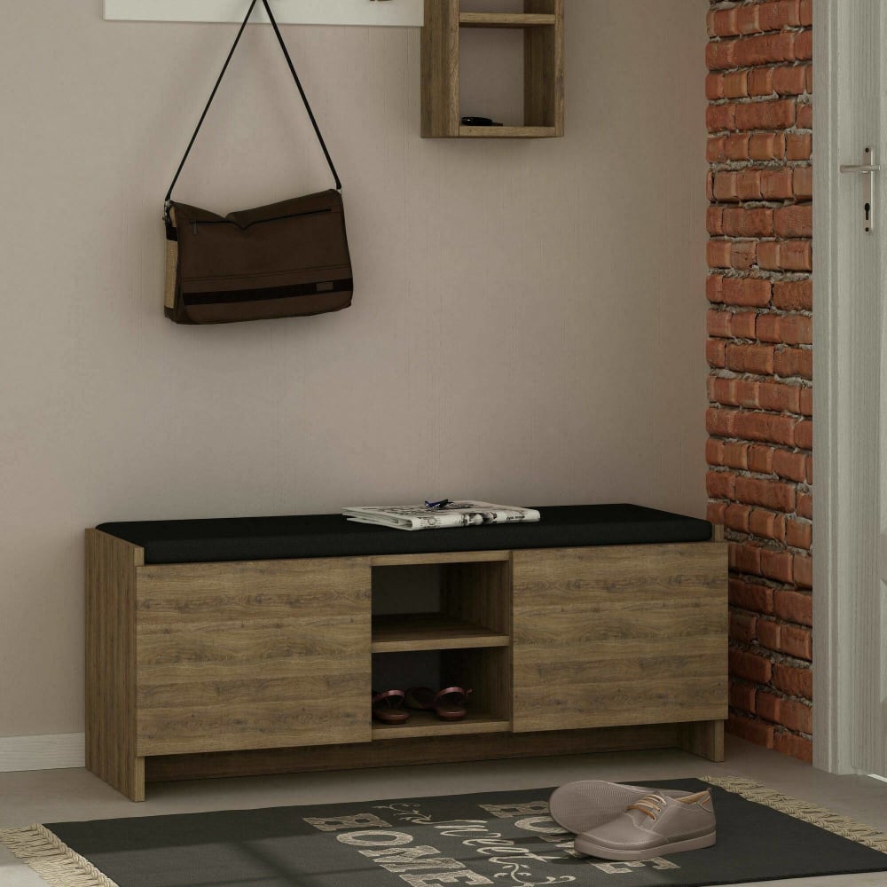 Schuhschrank Eiche Holzoptik 110x37h43 cm - Maisons Du Monde