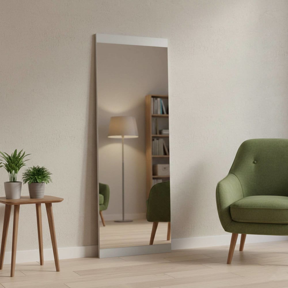 Weißer Glasspiegel 40x2h120 cm - Maisons Du Monde