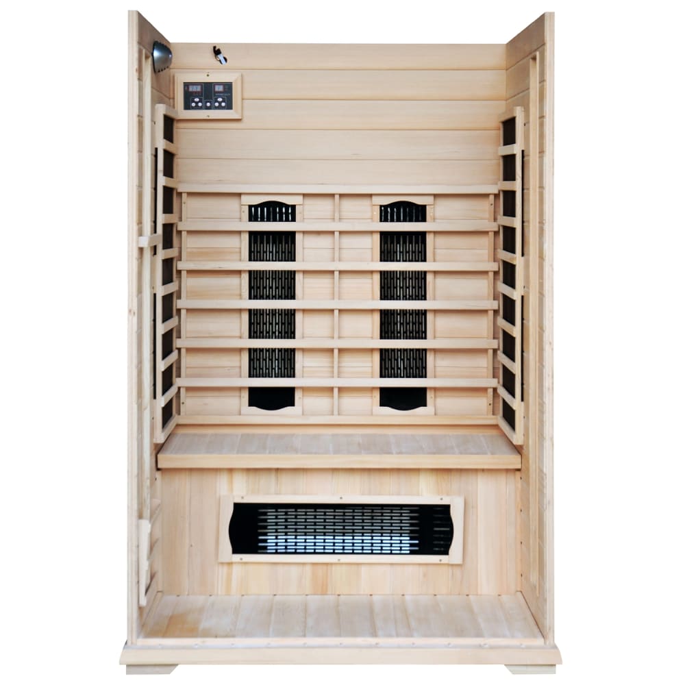 Cabine de sauna luxe infrarouge 2 places
