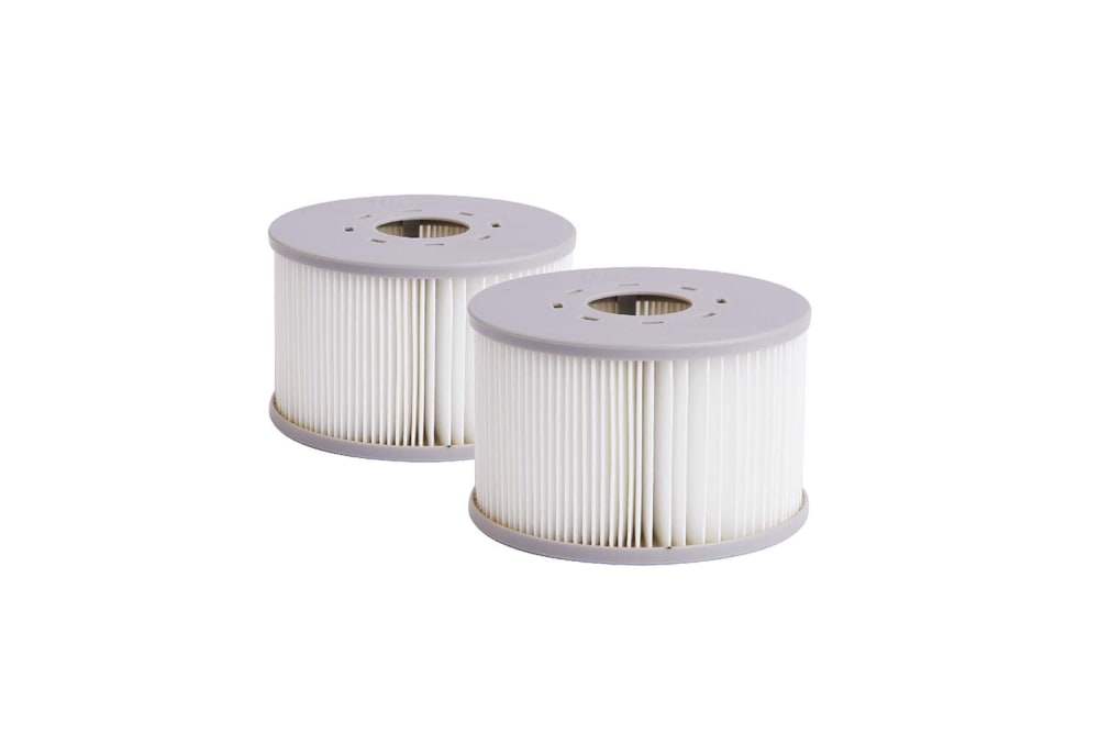 Concept Usine Lot von 2 Filtern für Whirlpools style modern Weiß Pvc - Polyvinlychlorid