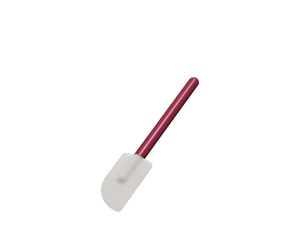 Rosti Spatule en silicone rouge - Pvc - Poly Chlorure De Vinyle