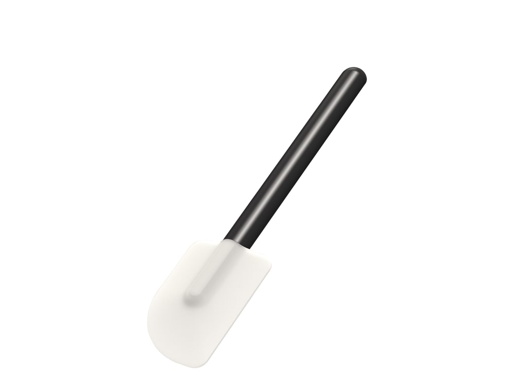 Spatule en silicone noir