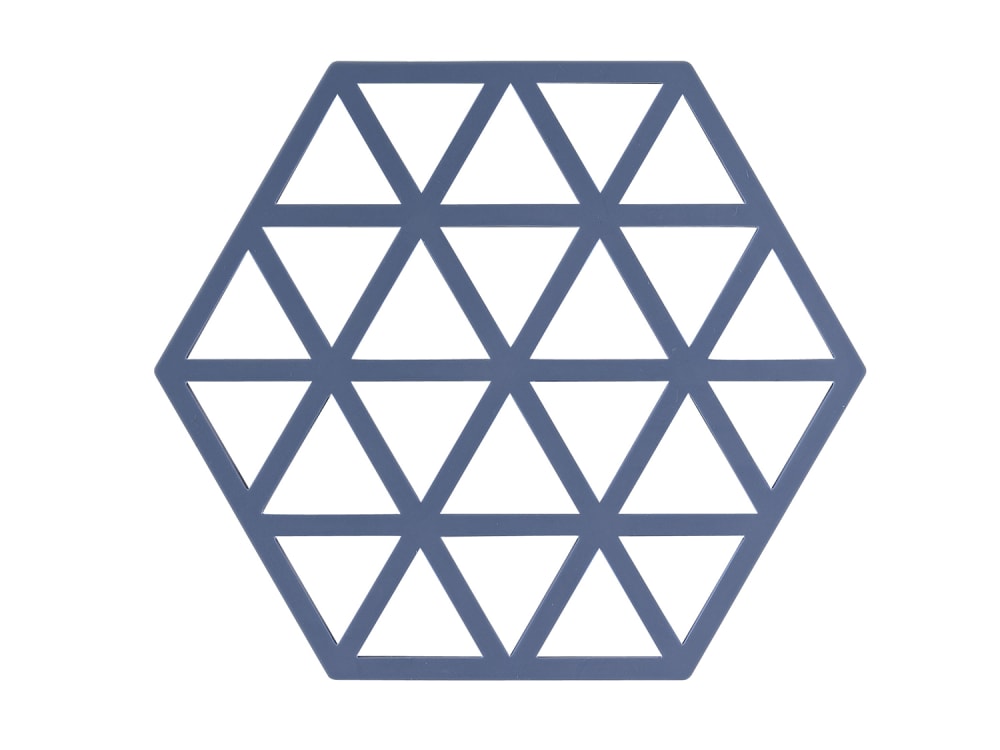 Dessous-de-plat en silicone denim