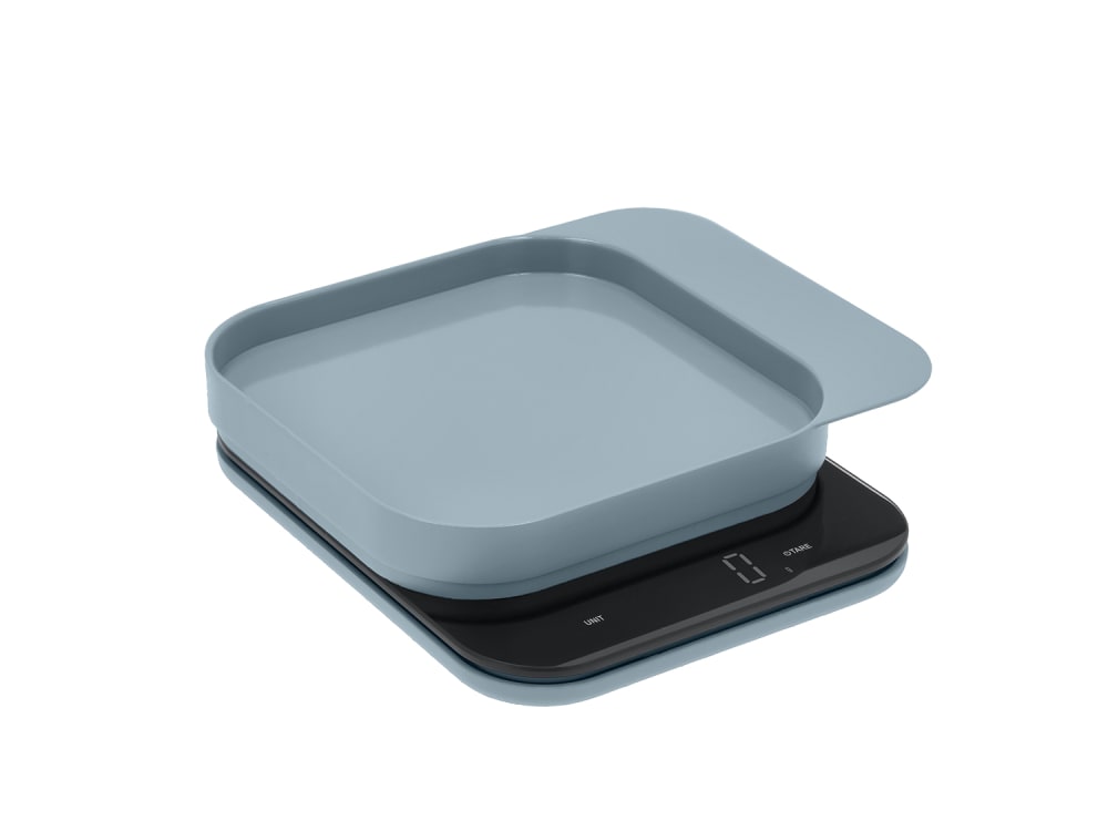 Balance de cuisine en abs bleu pastel