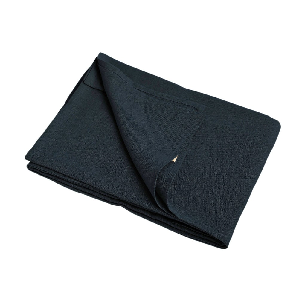 Nappe lin lavé fusain 150x300