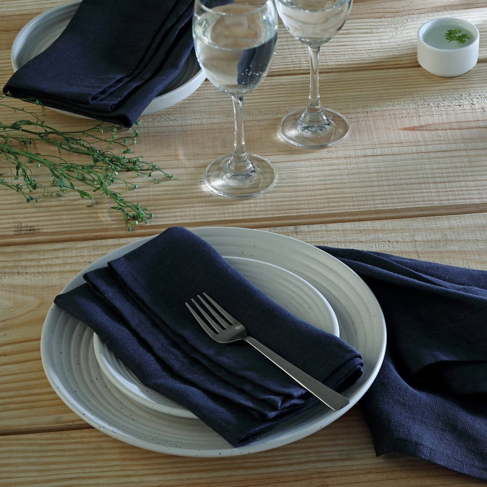 4er-set Stoffservietten aus Leinen 45x45 - Maisons Du Monde