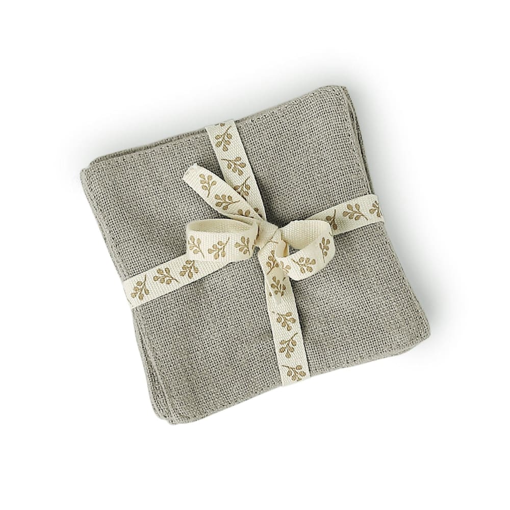 Sous-verres (x4) lin lavé 10x10 naturel