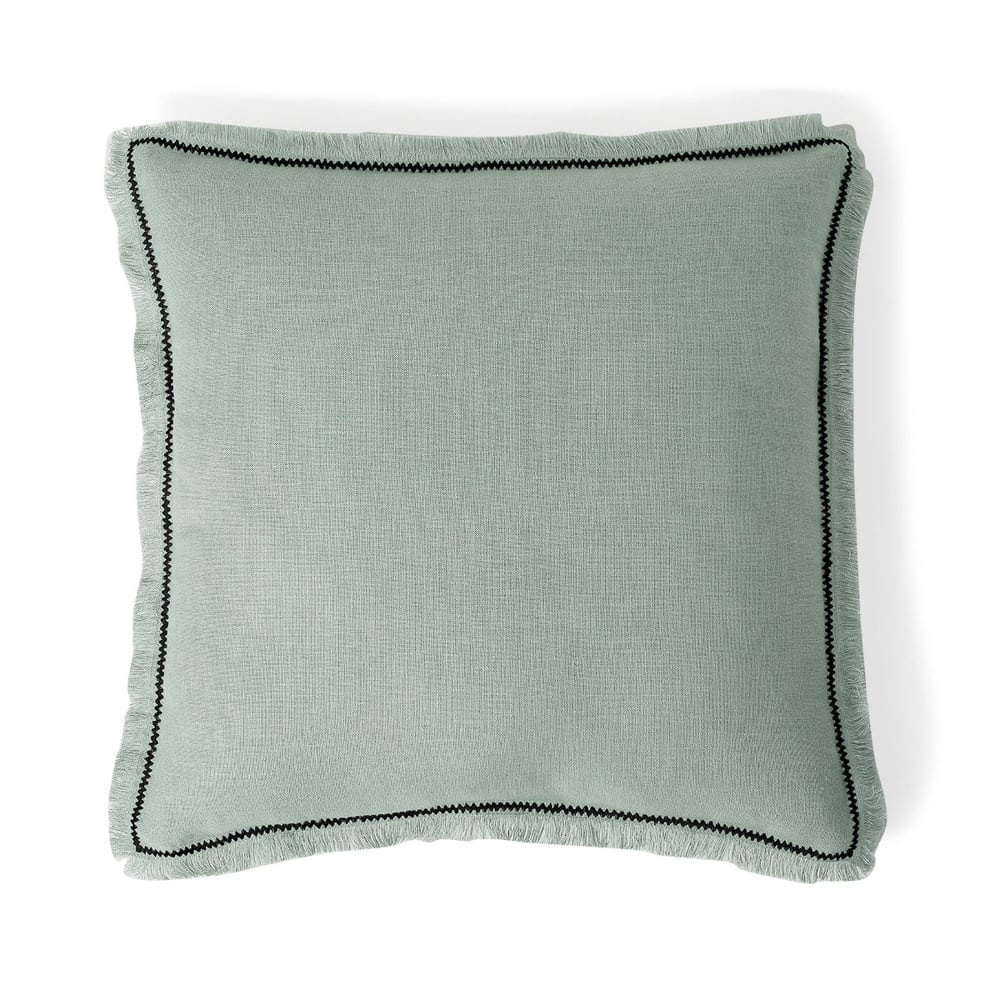 Febronie Kissen aus Leinen 50x50 style classic chic Grün Öko-Tex Zertifikat Leinen