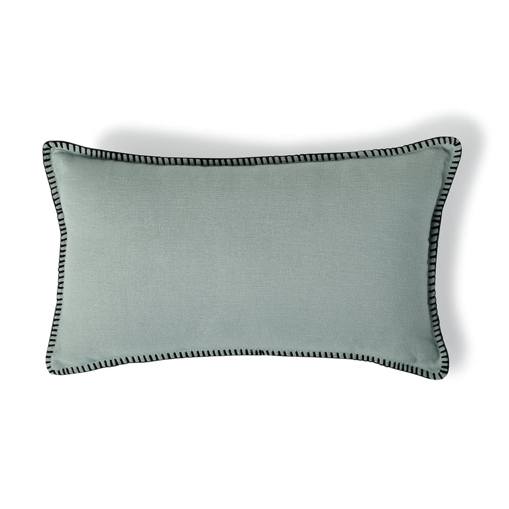 Coussin lin lavé 50x30