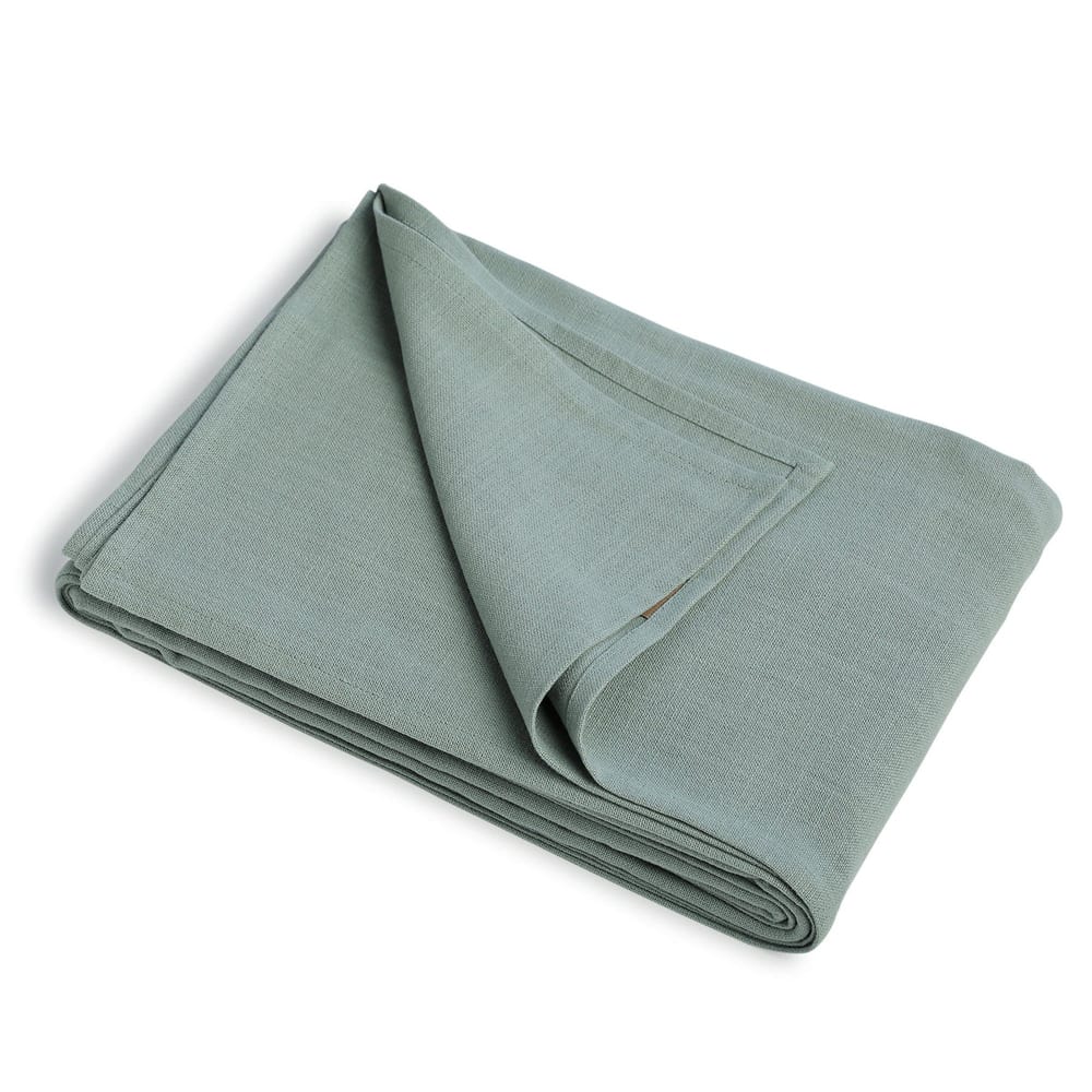 Nappe toile de coton 150x250 vert céladon — vue 3
