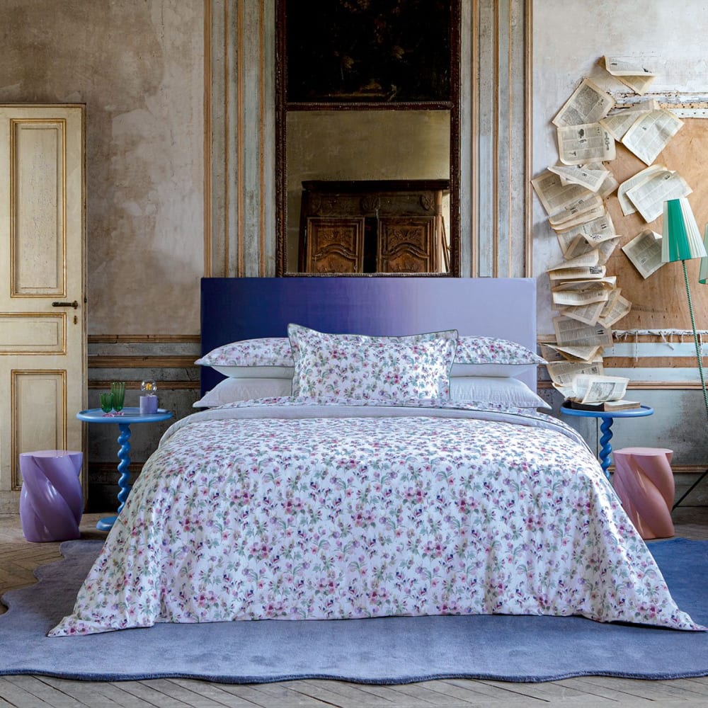 Housse de couette percale blanc 140x200 cm