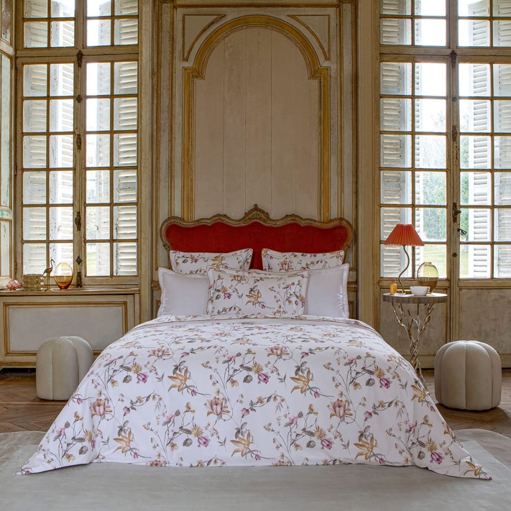 Housse de couette percale blanc 260x240 cm