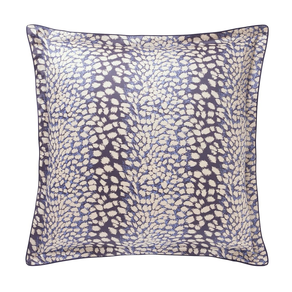 Taie d'oreiller satin bleu foncé 65x65 cm