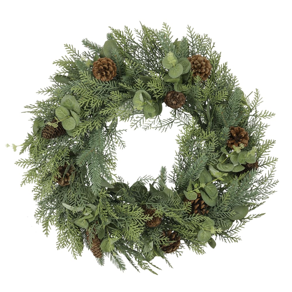 Corona de navidad artificial d45