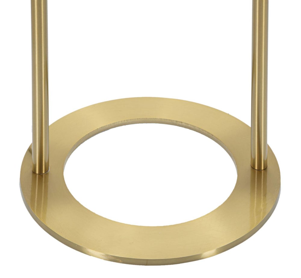 Lampadaire avec sphère en verre blanc ø 28x168 — vue 3