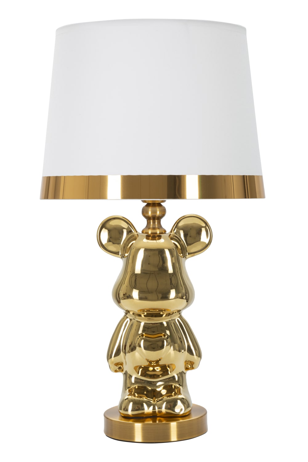 Goldene Keramik-Tischlampe Cm Ø 30X 54