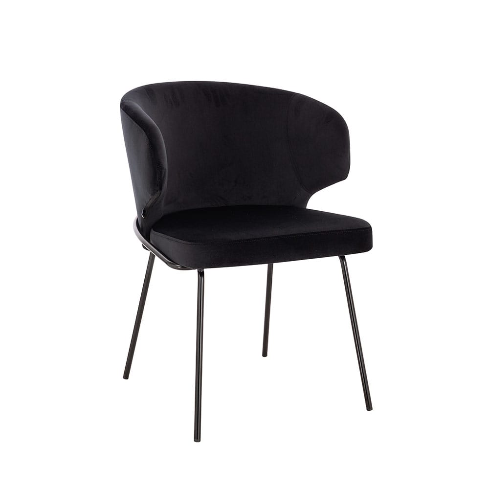 chaise de salle à manger - noir