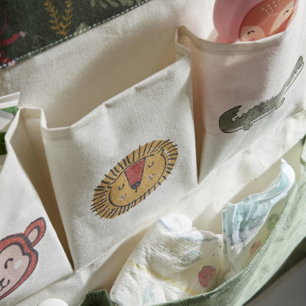 Rangement mural xl tissu 110x60 cm blanc — vue 4