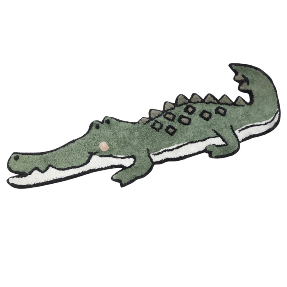 Tapis tufté enfant coton 130x46cm Vert