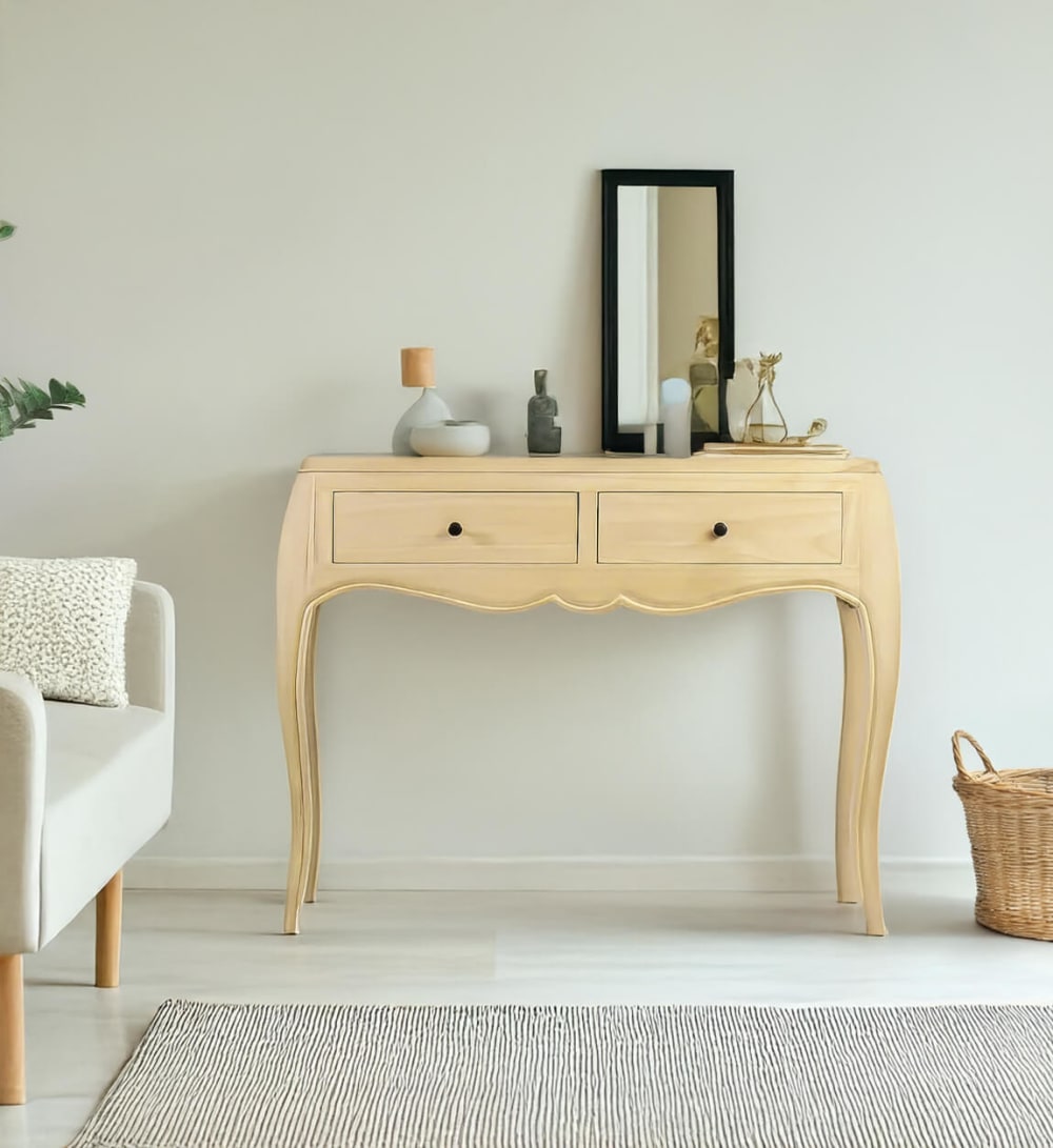 Konsole aus Holz, L 150 cm, beige - Maisons Du Monde