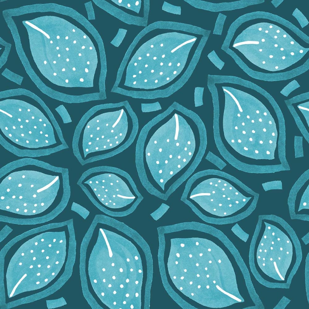 Tapete Verstreutes Türkis  52x1000cm - Maisons Du Monde