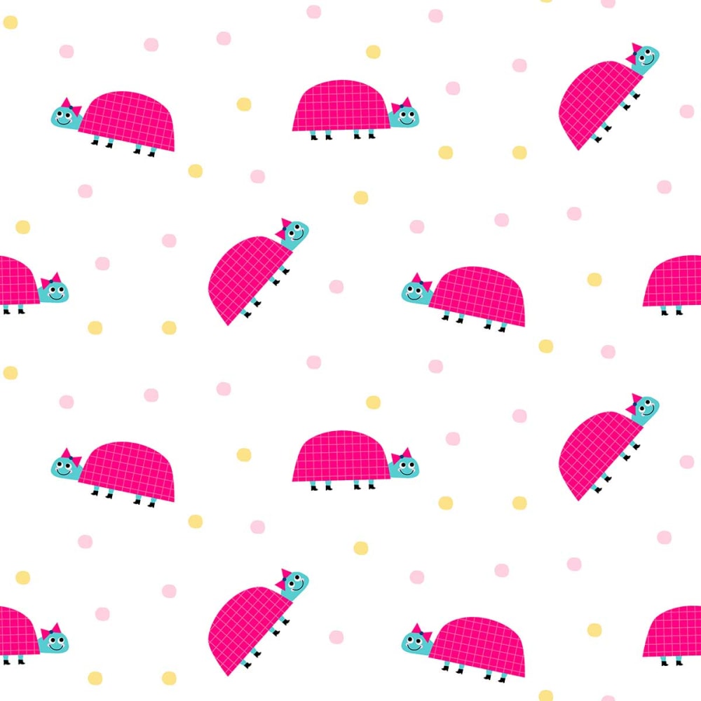 Papier peint coccinelle  52x1000 cm (Hexoa) - Image 1