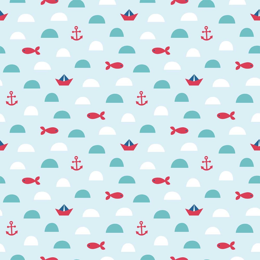 Papier peint petits mousaillons 52x1000 cm - Maisons du Monde