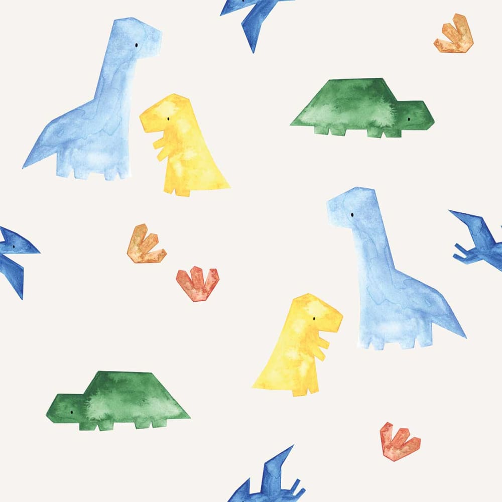 Papier peint dinos pop 52x1000 cm - Maisons du Monde