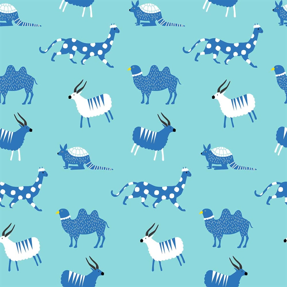 Papier peint enfant chameau 52x1000 cm