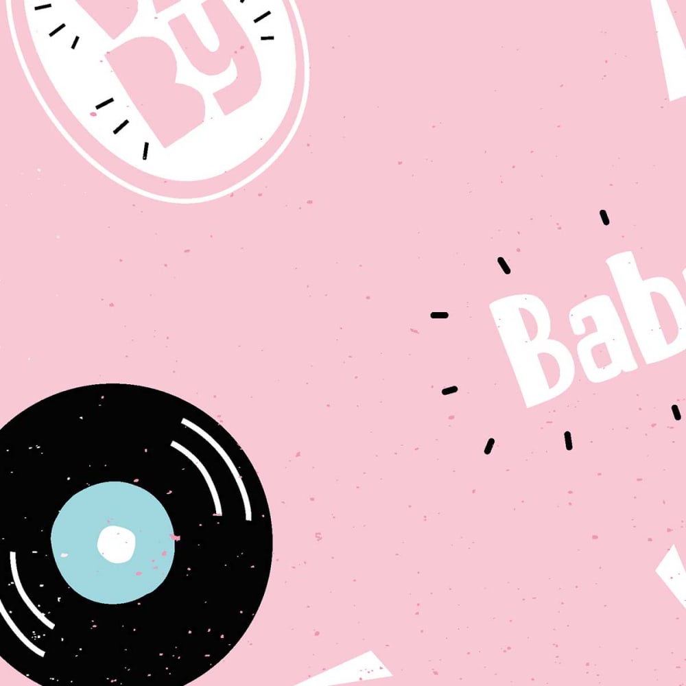 Papier peint disque bébé 52x1000 cm — vue 4
