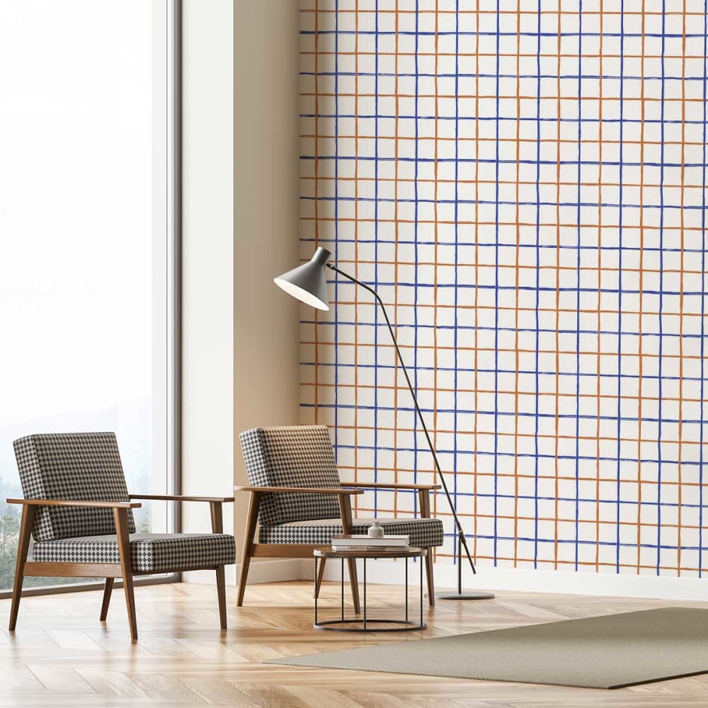 Papier peint carreaux retour 52x1000 cm — vue 4