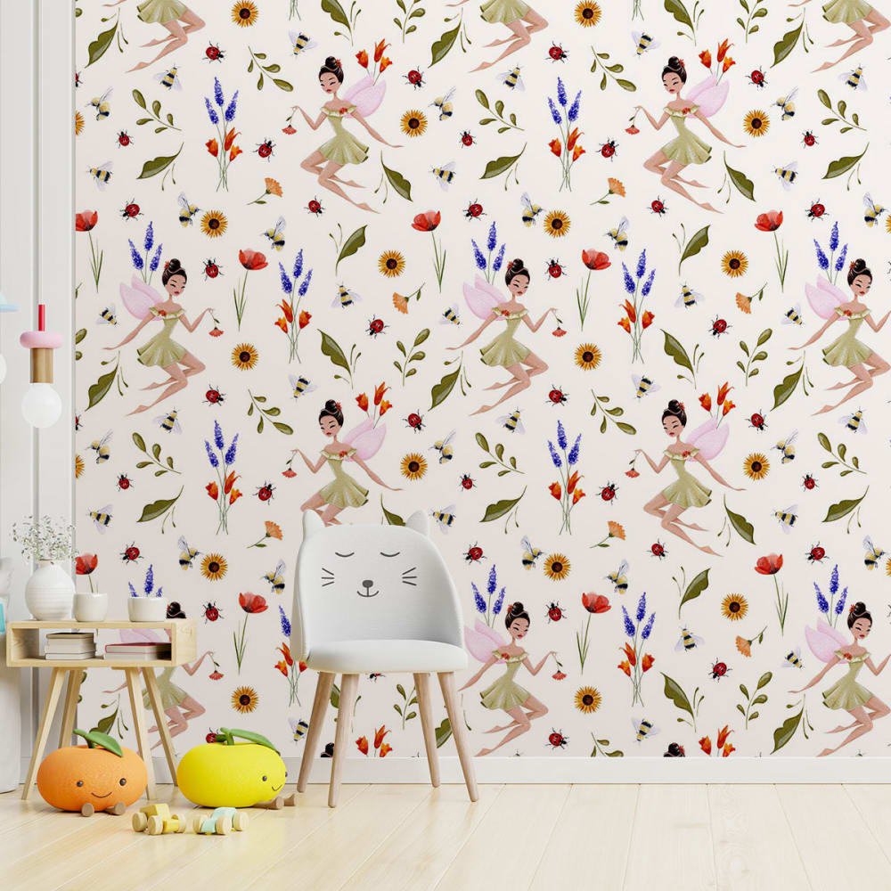 Papier peint fée clochette 208x270 cm