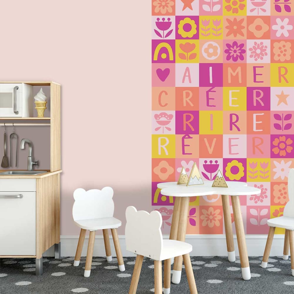 Papier peint aimer et