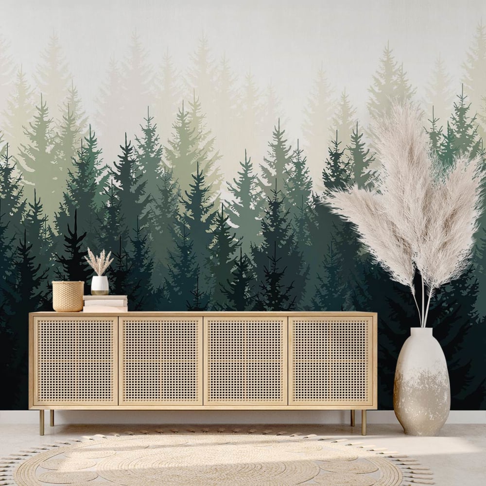 Papier peint forêt de