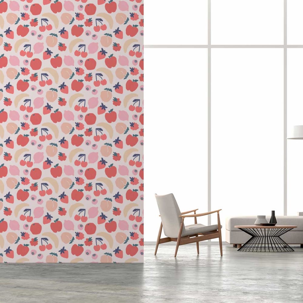Papier peint fruits d'été