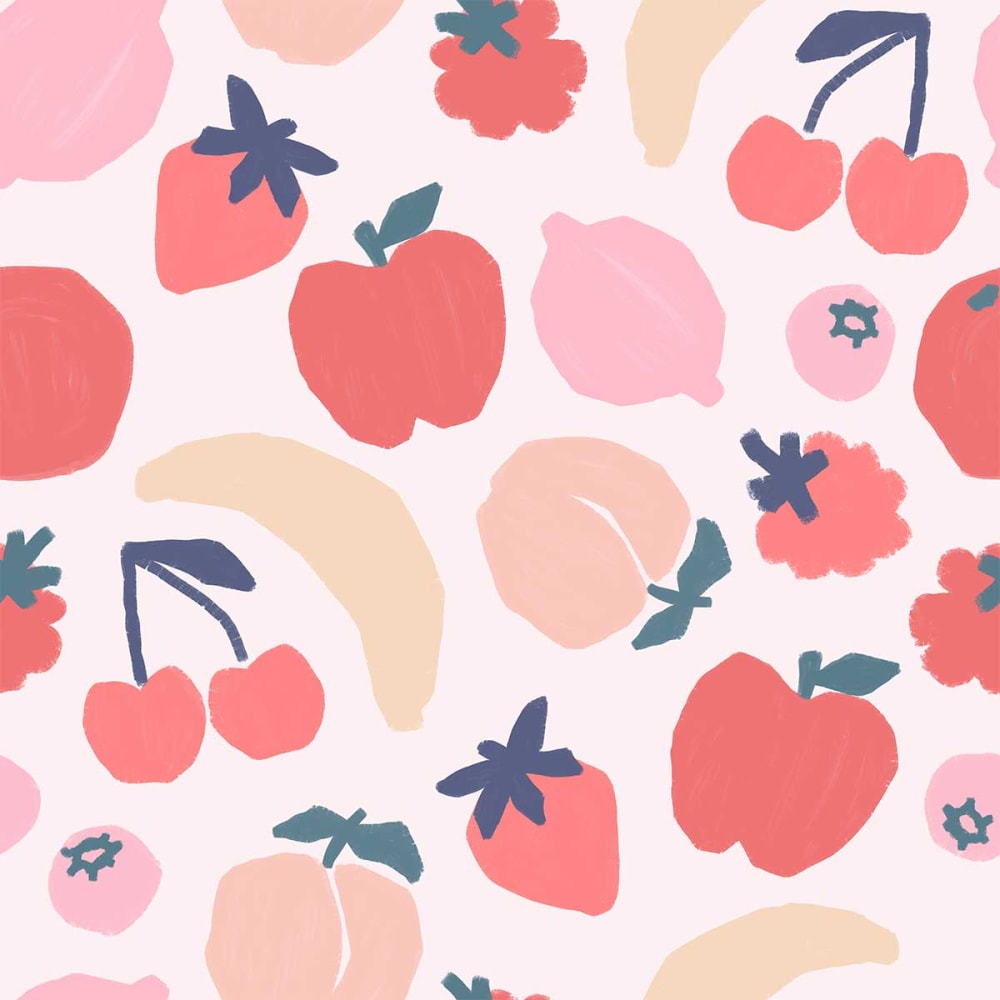 Papier peint fruits d'été 52x1000 cm — vue 3