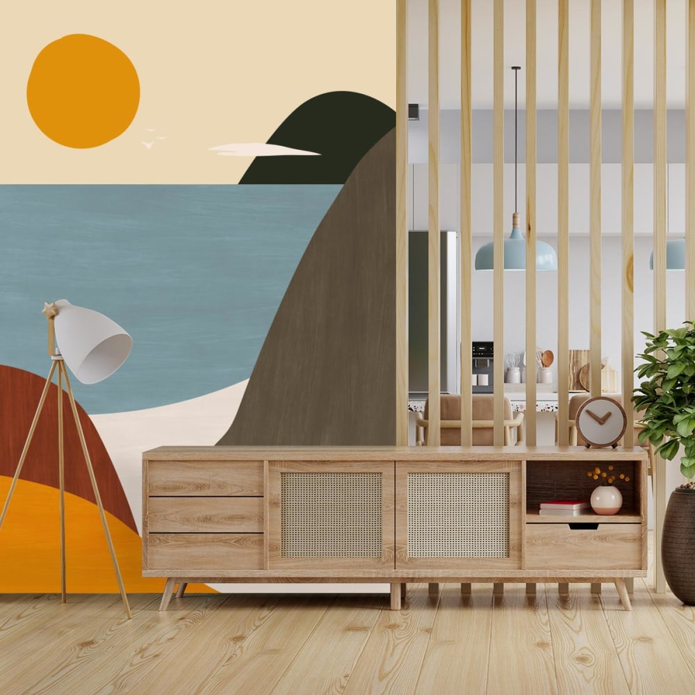 Papier peint journée à la plage 208x270 cm