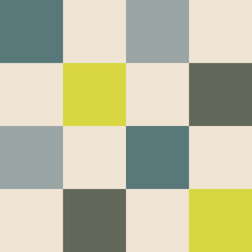 Papier peint damier coloré 52x1000 cm — vue 3