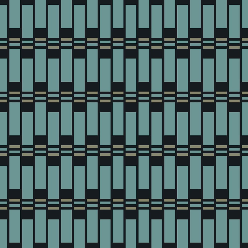 Papier peint duval bleu 52x1000 cm — vue 4