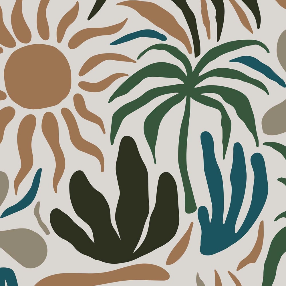 Papier peint plantes au soleil 260x270 cm — vue 4