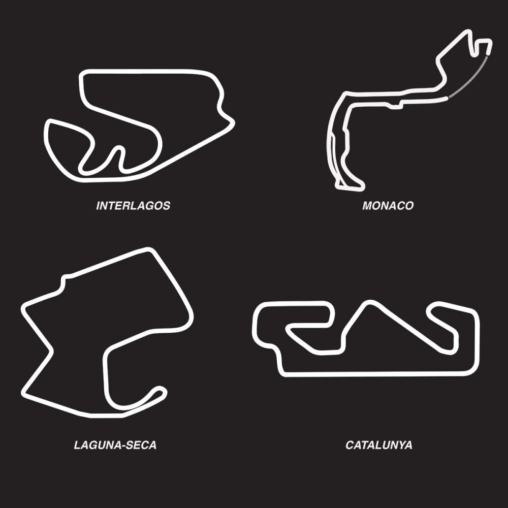 Papier peint circuits de f1 364x270 cm — vue 4