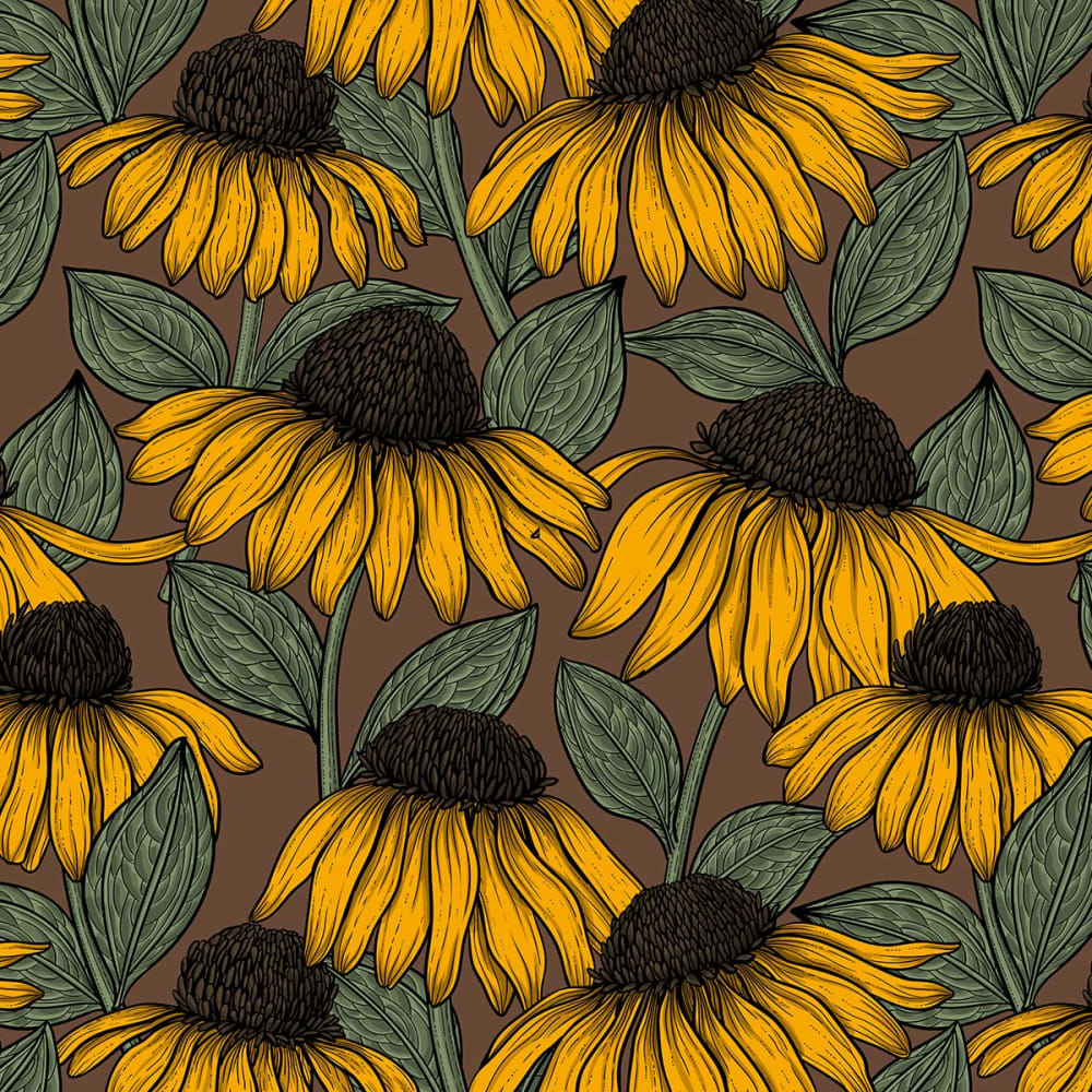 Papier peint jardin de tournesols 156x270 cm — vue 4